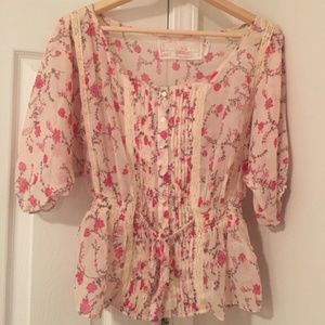 Guess floral blouse